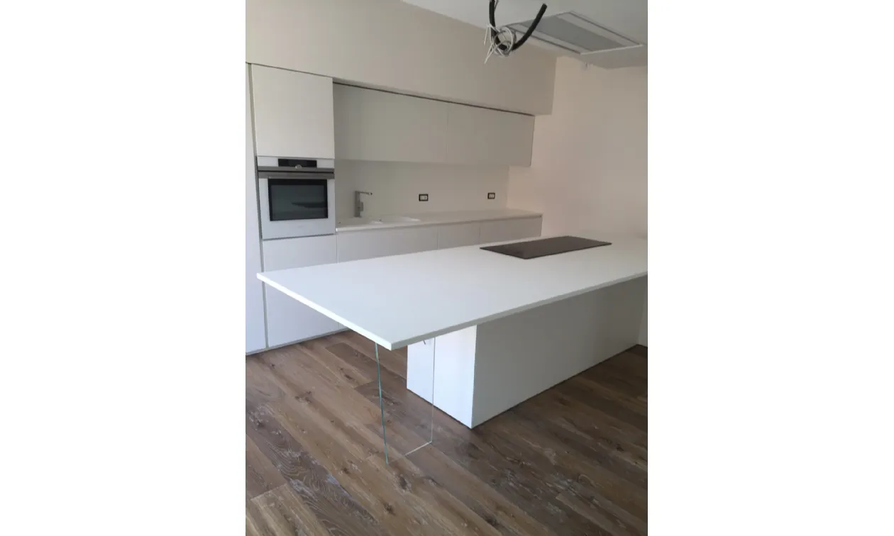 kitchen with custom island