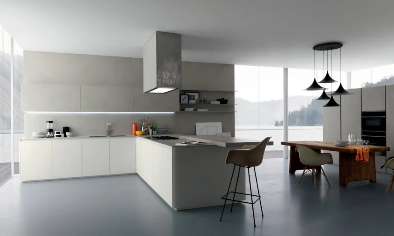 Kitchen with Laminam top