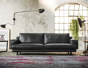 Upholstered Leather Sofa
