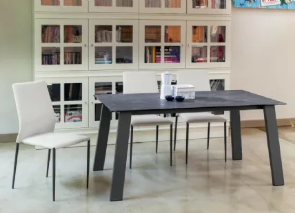 Table with Steel Structure and Superceramic Top