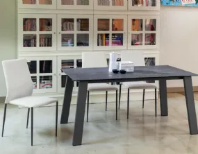Table with Steel Structure and Superceramic Top